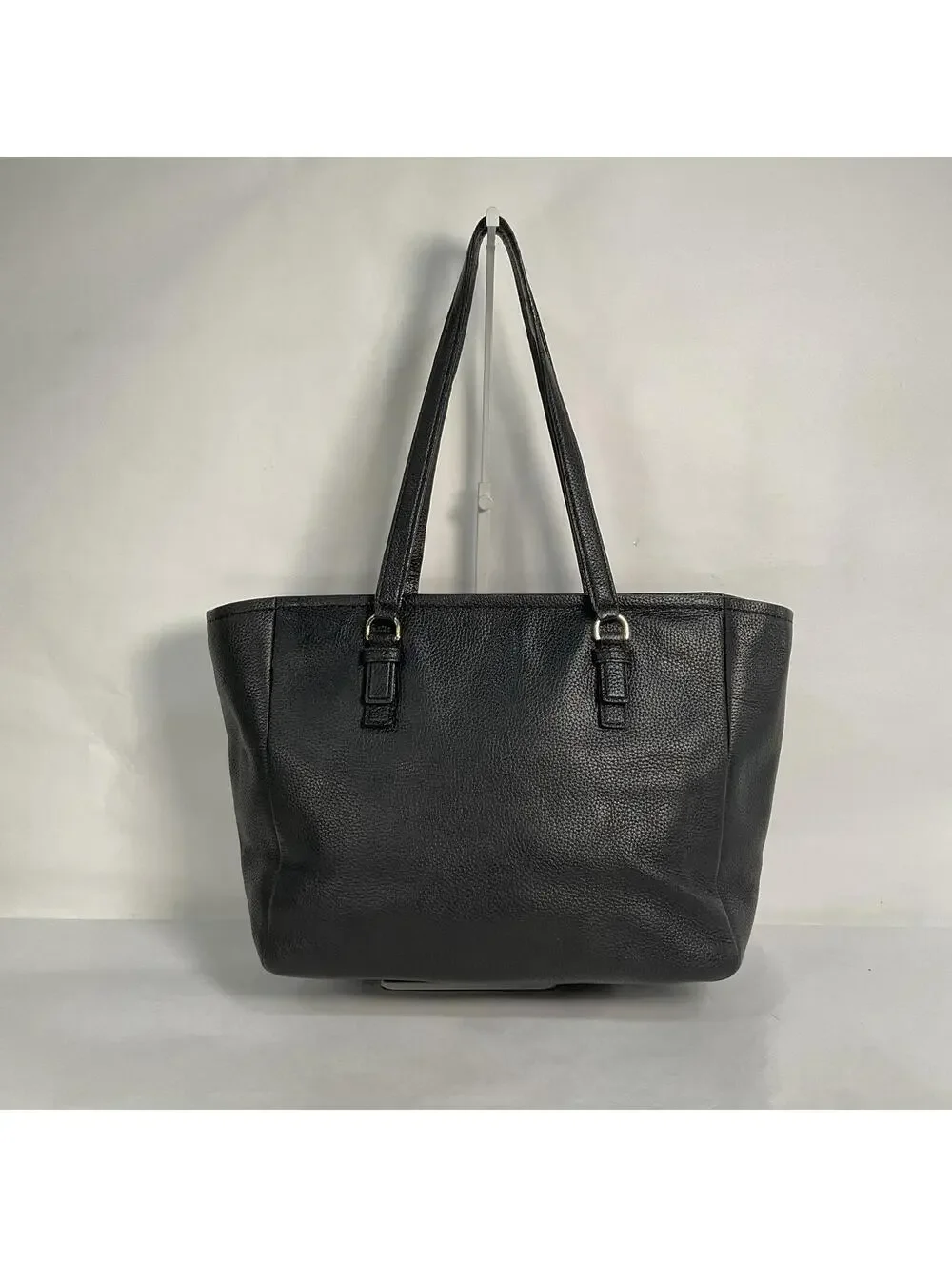 Kate Spade New York Black Pebbled Leather Tote Bag